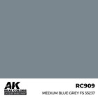 A K Interactive . AKI Real Colors Medium Blue Grey FS 35237 17 ml.