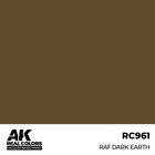 A K Interactive . AKI Real Colors RAF Dark Earth 17 ml.