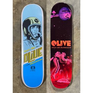 Olive Skateboards . OLV Olive Skatebaords Space Age V1 8.50 Deck