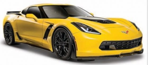 Maisto MAI 1 24 2015 Chevrolet Corvette Z06 Yellow PM Hobbycraft