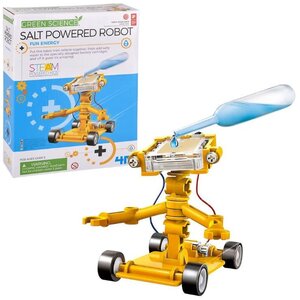 4M Project Kits . FMK Salt Powered Robot Green Science Kit