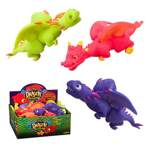 Toysmith . TOY Dragon Stretchy (Assorted colors sold seperately)