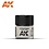 A K Interactive . AKI Real Colors Steingrau-Stone Grey RAL 7030 10ml