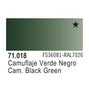 Vallejo Paints . VLJ CAMOUFLAGE BLACK  GREEN