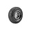 Louise RC . LOU CR-Griffin 1/10 1.9"  12mm Hex on Black Chrome Rim, Super Soft, F/R (2)