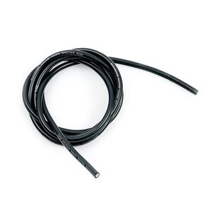 Much More (rc cars) . MMR Specter Silver Coating Ultra High Efficiency Silicone Wire 12 AWG Black 100cm