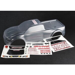 Traxxas . TRA Brushless E-Maxx Monster Truck Body (Clear)