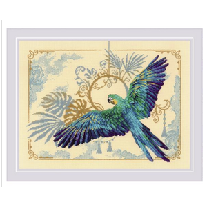 RIOLIS . RIO RIOLIS Counted Cross Stitch Kit 15.75"X11.75" Tropical Beauty  14 Count