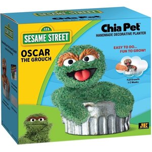 Chia Pet . CHA Chia Pet Oscar the Grouch