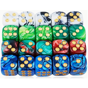 PM Hobbycraft's Own . PMO Game Dice Set Mixed Color