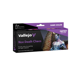 Vallejo Paints . VLJ NON DEAD CHAOS GAME COLOR (8 COLOR SET)