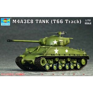 Trumpeter . TRM 1/72 M4A3E8 Tank (T66 Track)