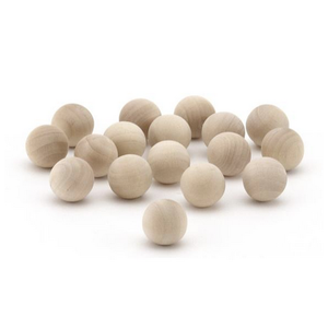 Hygloss Products . HYG Hygloss Wood Balls 18/Pkg 0.75"