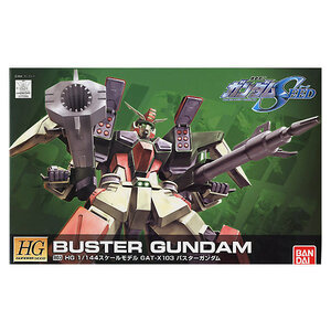 Bandai . BAN HG SEED 1/144 R03 Buster Gundam "Gundam SEED"