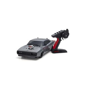 Kyosho . KYO 1/10 Scale Radio Controlled Electric Powered 4WD FAZER Mk2 FZ02L VE Series Readyset 1970 Dodge Charger Supercharged VE Gray