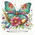 PM Hobbycraft's Own . PMO Butterfly DIY Diamond Art Painting 9.45x9.29 Inch