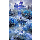 PM Hobbycraft's Own . PMO Rose Castle Diamond Art Painting