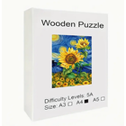 PM Hobbycraft's Own . PMO Boxed Wooden Puzzle Sunflower