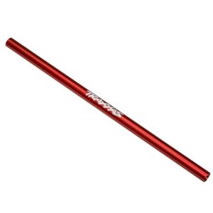 Traxxas . TRA Driveshaft, center, 6061-T6 aluminum (red-anodized) (189mm)