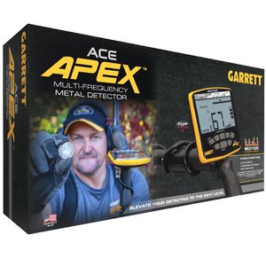 Garrett . GAR ACE APEX Metal Detector Viper Searchcoil & Headphones