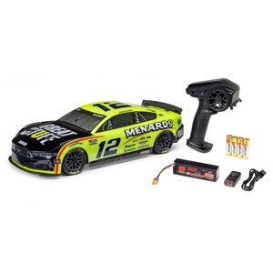 Team Losi . LOS 1/12 Losi NASCAR AWD RC Racecar, Ryan Blaney No. 12 Menards 2024 Ford Mustang