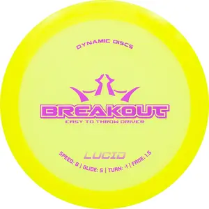 Dynamic Discs . DYM Dynamic Discs Lucid Breakout Fairway Driver