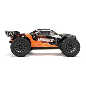 Arrma . ARA 1/10 VORTEKS MEGA 550 2WD Stadium Truck RTR with Battery & Charger, Orange