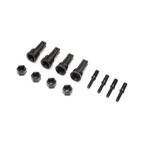 Team Losi . LOS Wheel Axle & Hex Set: NASCAR