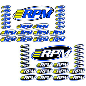 RPM . RPM RPM Pro Logo Decal Sheets