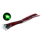 Common Sense R/C . CSR 10 Pack of Pre-Wired 5mm Bright Green LED Light Bulbs