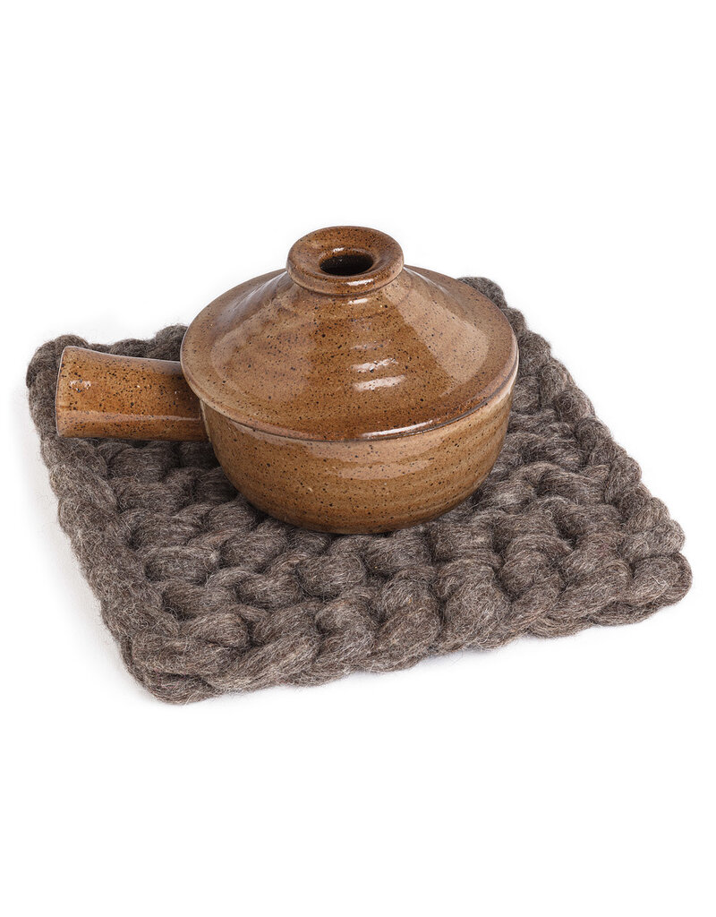 Abbott Collection Chunky Knitted Trivet Taupe