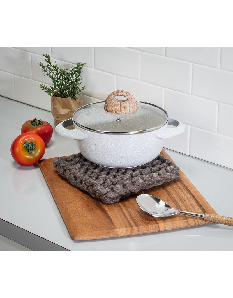 Abbott Collection Chunky Knitted Trivet Taupe