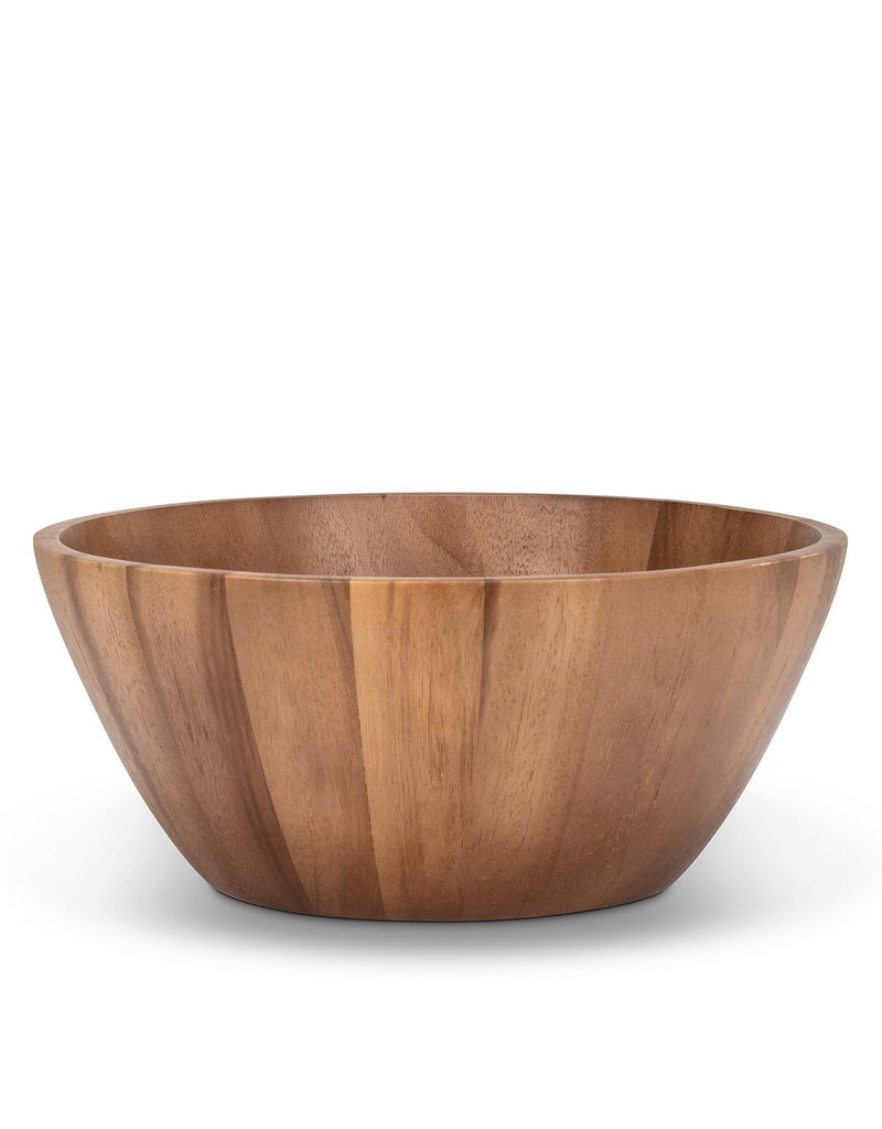 Extra Large Acacia Wood Deep Bowl