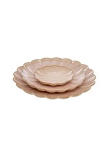 Amelia Scalloped Dinner Plate in Blush