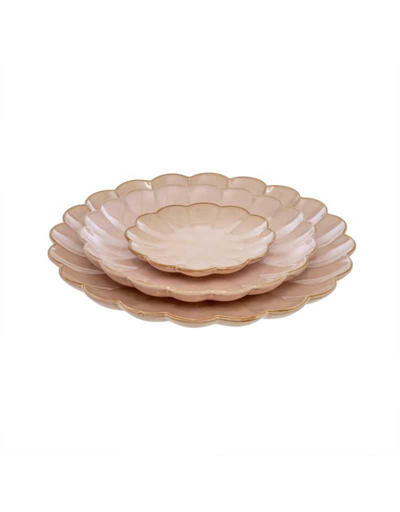 Amelia Scalloped Side Plate in Blush - EB35