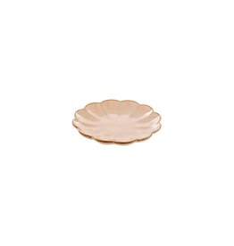 Amelia Scalloped Accent Plate in Blush