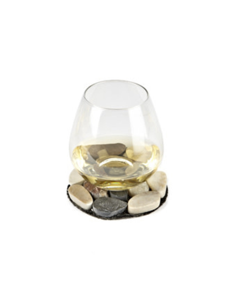 Flat Stone Round Coaster - EB11