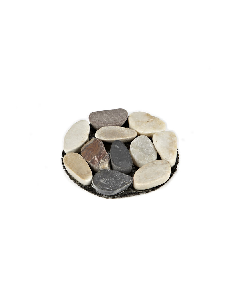 Flat Stone Round Coaster - EB11