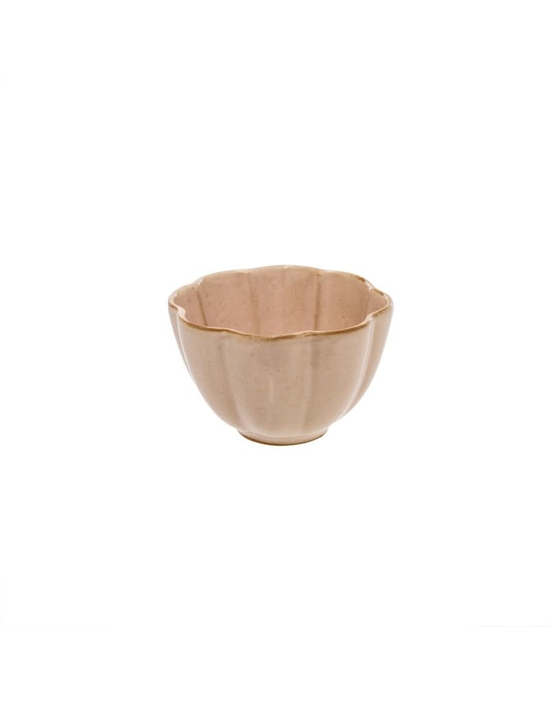 Amelia Scalloped Condiment Bowl in Blush