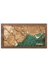 Toronto 3d Wall Map 40.5cmx30.5cm