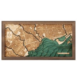 Toronto 3d Wall Map 40.5cmx30.5cm