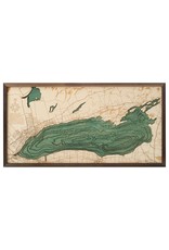 Lake Ontario 3d Wall Map 35cmx35cm