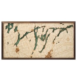 Kawartha Lakes 3d Wall Map 81cmx40.5cm