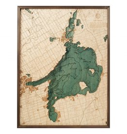 Lake Simcoe 3d Wall Map 81cmx61cm