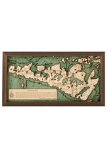 Manitoulin Island 3d Wall Map 40.5cmx20cm