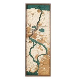 Niagara River 3d Wall Map 122cmx30.5cm