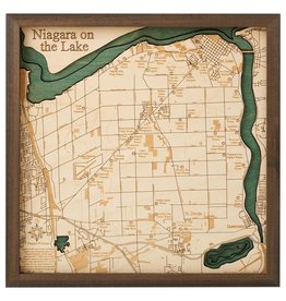 Niagara on the Lake Wineries 3d Wall Map 35cmx35cm