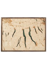 Finger Lakes 3d Wall Map 81cmx61cm