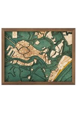 Venice 3d Wall Map 40.5cmx30.5cm