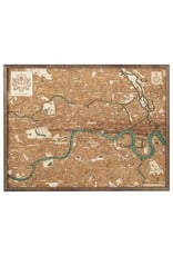 London 3d Wall Map 40.5cmx30.5cm